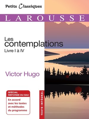 cover image of Les Contemplations, livres 1 à 4